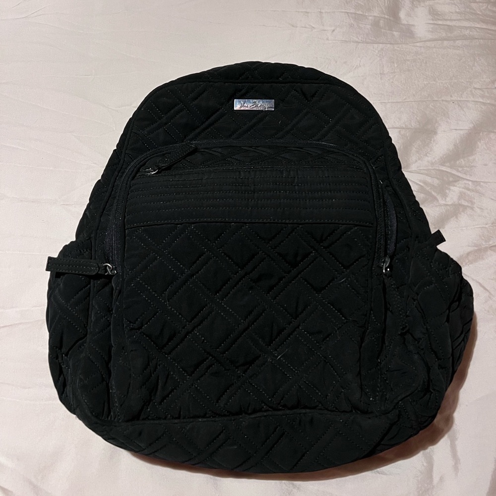 Vera Bradley Black Quilted Backpack